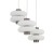 LUNARI LED 11982 Nowodvorski Lighting Lampa sufitowa wisząca Szczotkowane złoto Inspiracje Premium
