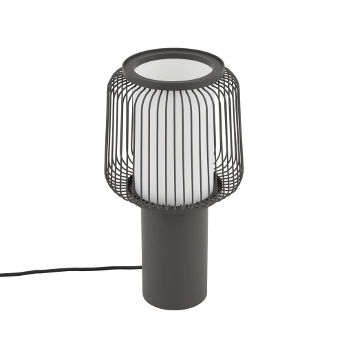 NOME 12253 Nowodvorski Lighting Lampa stołowa Jedwabisty grafit Biały Inspiracje Premium