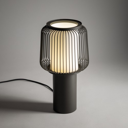 NOME 12253 Nowodvorski Lighting Lampa stołowa Jedwabisty grafit Biały Inspiracje Premium