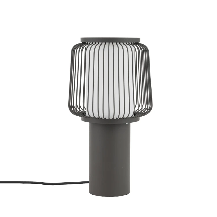 NOME 12253 Nowodvorski Lighting Lampa stołowa Jedwabisty grafit Biały Inspiracje Premium