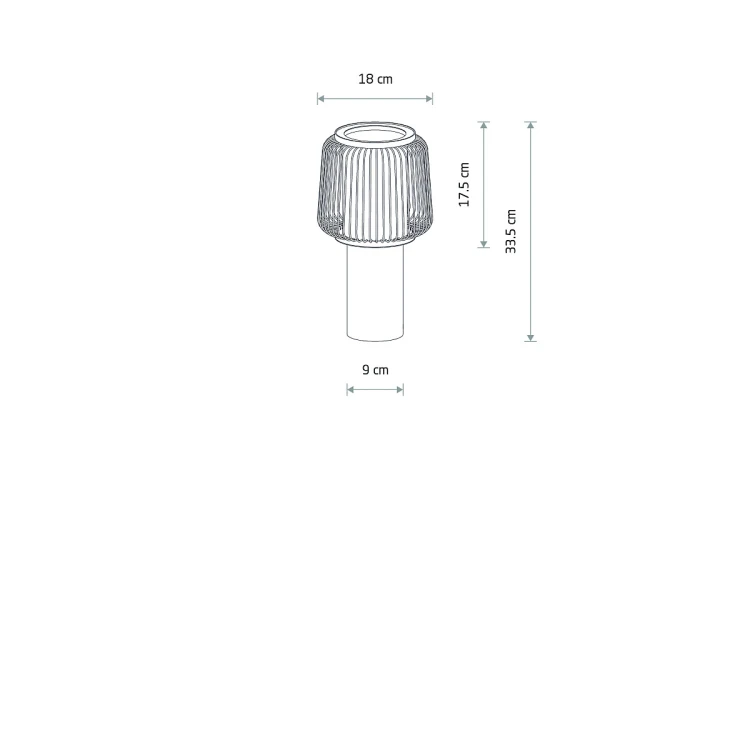 NOME 12253 Nowodvorski Lighting Lampa stołowa Jedwabisty grafit Biały Inspiracje Premium