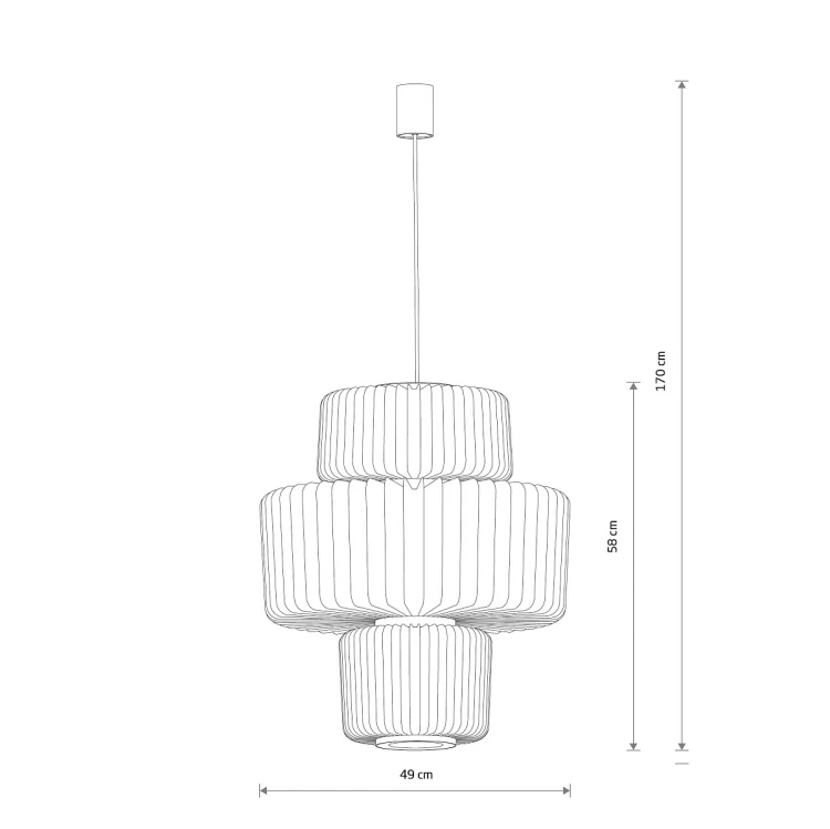 NOME A 12248 Nowodvorski Lighting Lampa sufitowa wisząca Beżowy Terakota Inspiracje Premium