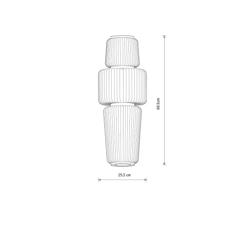 CAMELEON NOME B 12266 Nowodvorski Lighting Klosz Jedwabisty grafit Inspiracje Premium