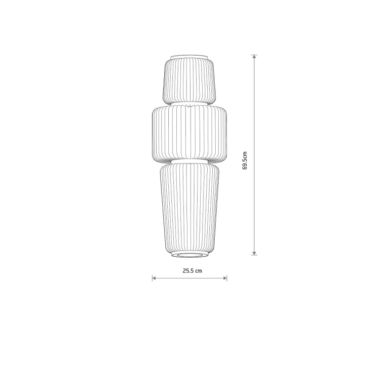 CAMELEON NOME B 12266 Nowodvorski Lighting Klosz Jedwabisty grafit Inspiracje Premium