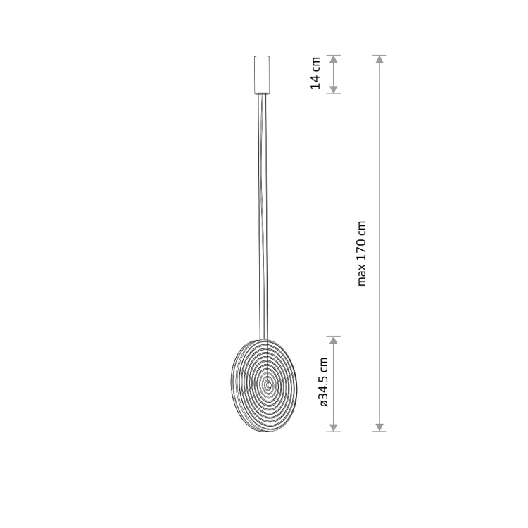 AURA LED 12233 Nowodvorski Lighting Lampa sufitowa wisząca Transparentny bursztynowy Czarny Inspiracje Premium