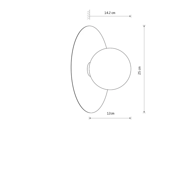 SATURN M 12438 Nowodvorski Lighting Lampa ścienna kinkiet Szałwiowy Biały Inspiracje Premium
