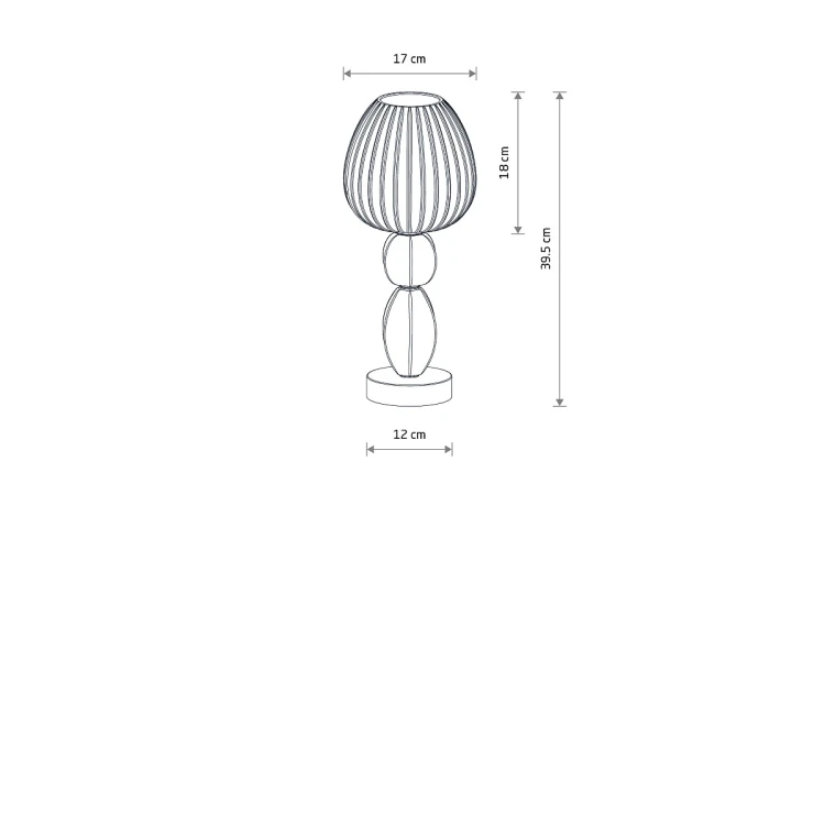 CORALS 11978 Nowodvorski Lighting Lampa stołowa Beżowy Szary Inspiracje Premium