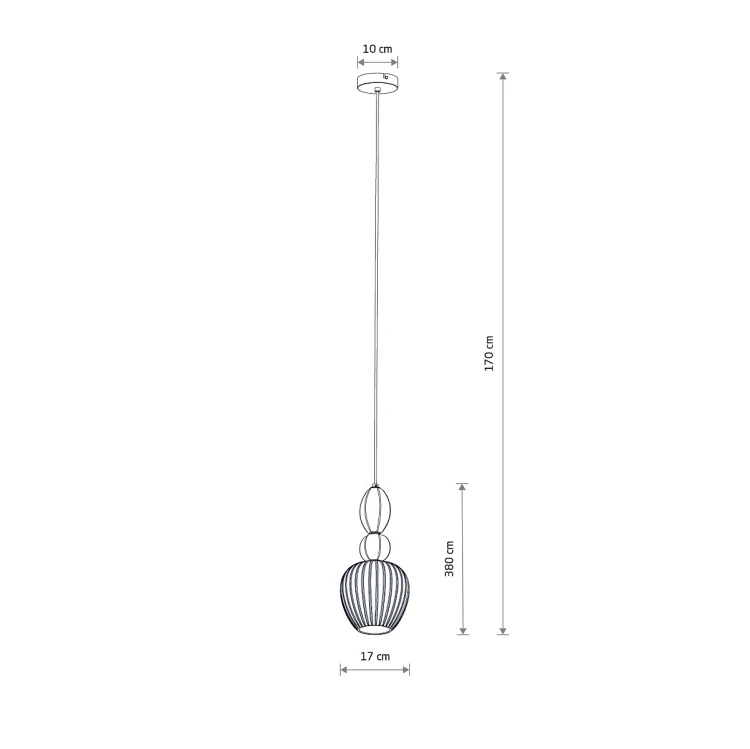 CORALS 11974 Nowodvorski Lighting Lampa sufitowa wisząca Beżowy Szary Inspiracje Premium
