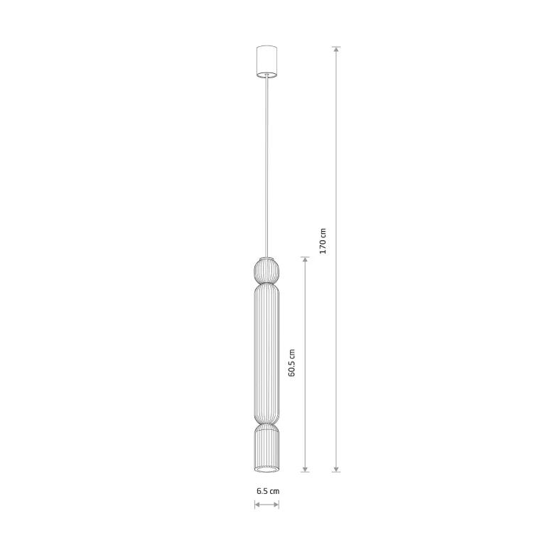 SINGLES A 12196 Nowodvorski Lighting Lampa sufitowa wisząca Granatowy Beżowy Inspiracje Premium