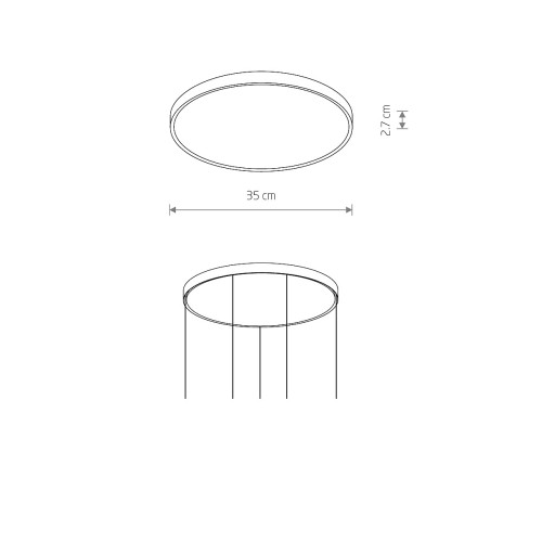 CAMELEON CANOPY H 12070 Nowodvorski Lighting Puszka Beżowy Inspiracje Premium