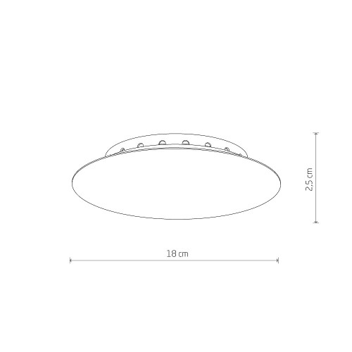 CAMELEON CANOPY A 12059 Nowodvorski Lighting Puszka Szczotkowane złoto Biały Inspiracje Premium