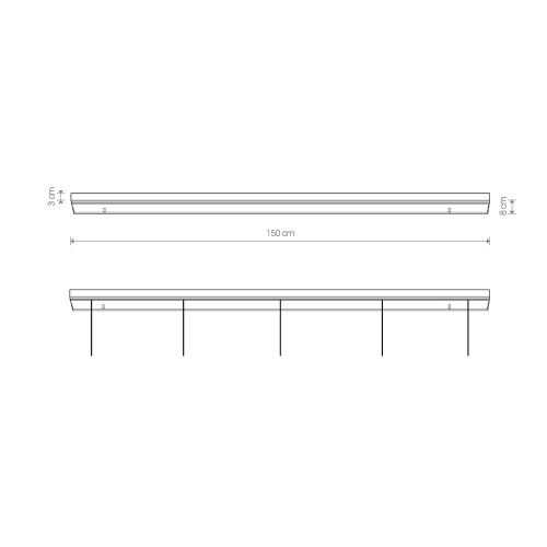 CAMELEON CANOPY B 1500 II 12062 Nowodvorski Lighting Puszka Beżowy Inspiracje Premium