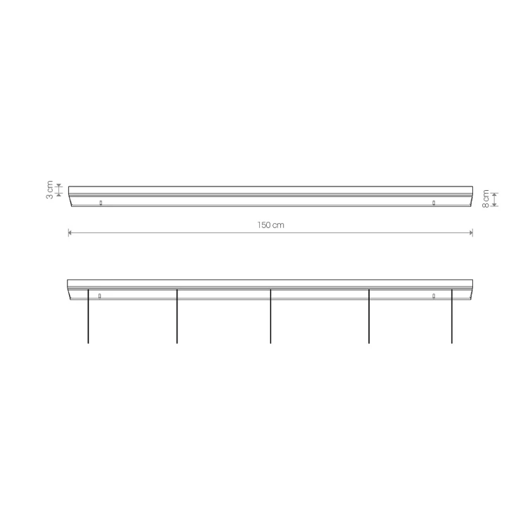 CAMELEON CANOPY B 1500 II 12062 Nowodvorski Lighting Puszka Beżowy Inspiracje Premium