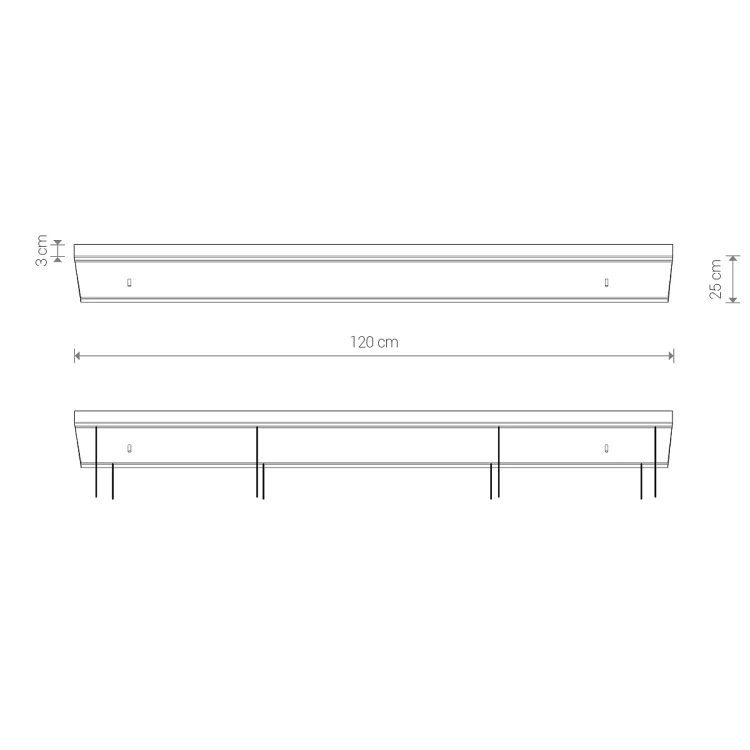 CAMELEON CANOPY C 1200 12064 Nowodvorski Lighting Puszka Beżowy Inspiracje Premium