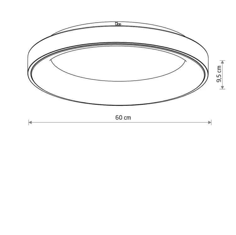 NIKKI ROUND LED 11202 Nowodvorski Lighting Lampa sufitowa plafon Biały Inspiracje Premium