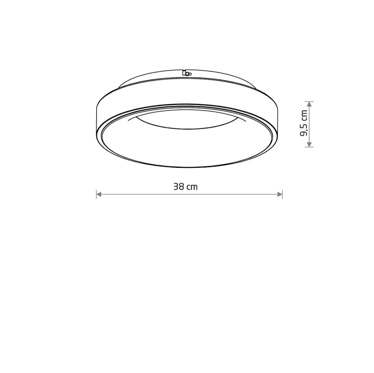 NIKKI ROUND LED 11203 Nowodvorski Lighting Lampa sufitowa plafon Biały Inspiracje Premium