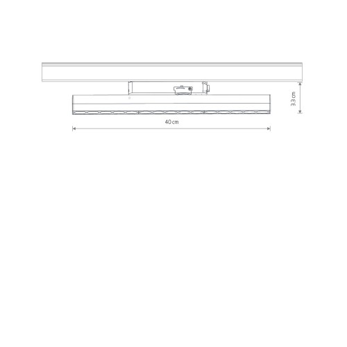 PROFILE FOCUS LINEAR LED 15W 12396 Nowodvorski Lighting Lampa do szynoprzewodu System szynowy 1-obwodowy Profile Biały Inspiracje Premium