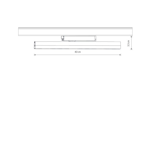 PROFILE LINE LED 20W 12398 Nowodvorski Lighting Lampa do szynoprzewodu System szynowy 1-obwodowy Profile Czarny Inspiracje Premium