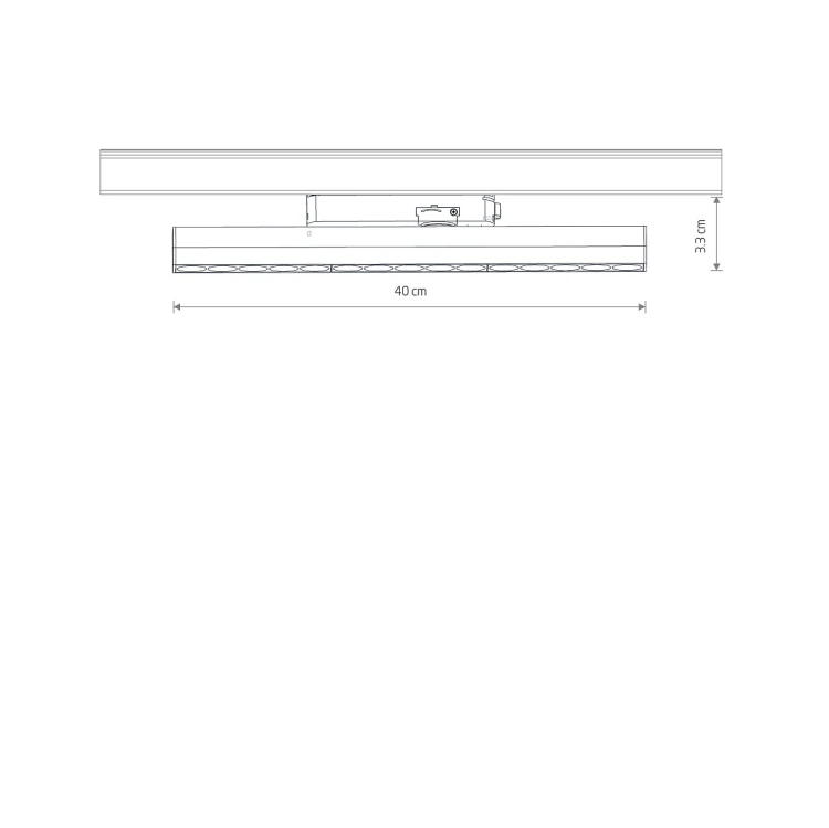 PROFILE FOCUS LINEAR LED 15W 12395 Nowodvorski Lighting Lampa do szynoprzewodu System szynowy 1-obwodowy Profile Czarny Inspiracje Premium