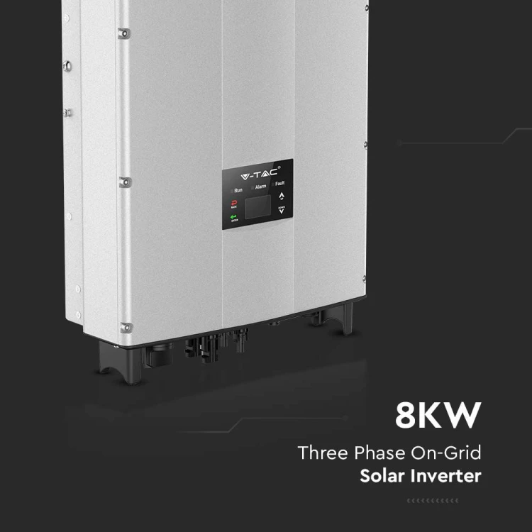 3-fazowy Inwerter VT-6608305 ON-GRID LCD MOC 8kW MODUŁ WiFi 5 LAT GWARANCJI IP65 11372 V-TAC