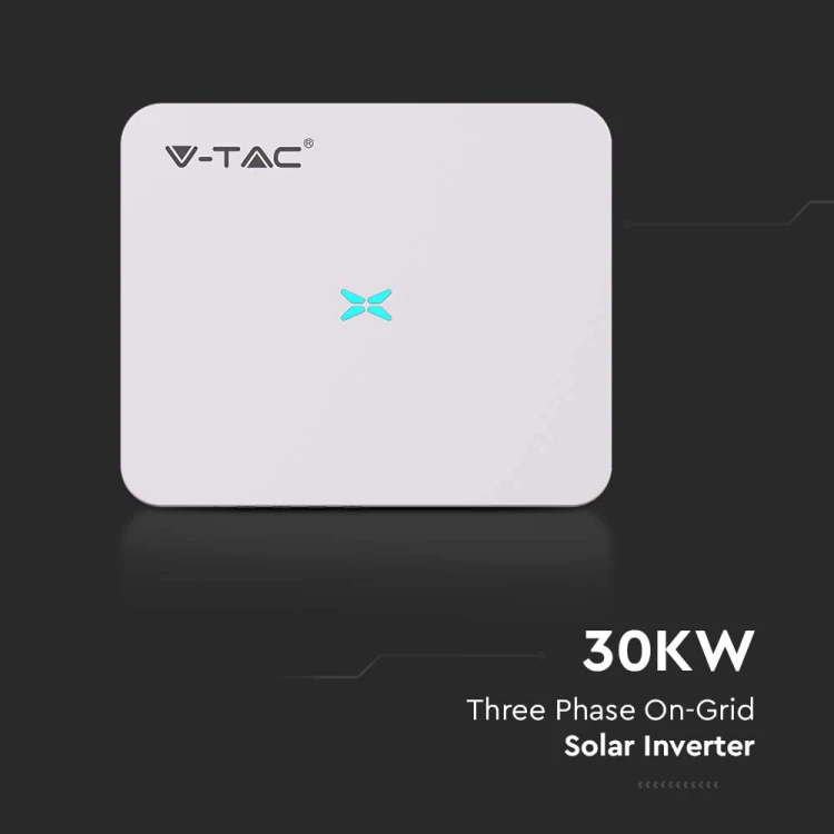 3-fazowy Inwerter VT-6630305 ON-GRID o mocy 30kW 10 LAT GWARANCJI IP66 Zabezpieczenia DC / AC 11507 V-TAC
