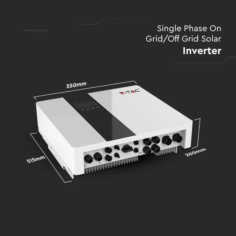 1-fazowy Inwerter Hybrydowy VT-66036103 ON-GRID / OFF-GRID o mocy 3,6kW 3 LATA GWARANCJI IP65 11374 V-TAC