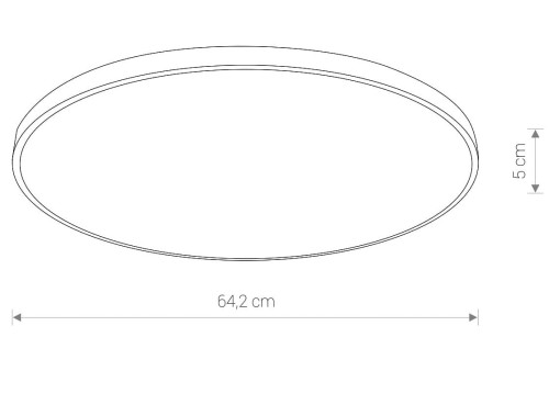 Lampa sufitowa Industrialna Loft AGNES ROUND LED WHITE 8188 NOWODVORSKI Lighting 64W 4000K IP44 oświetleniowa plafon nowoczesny do kuchni korytarza biały biała metal Inspiracje Premium