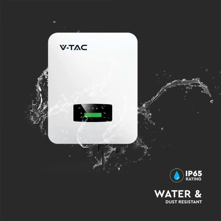 1-fazowy Inwerter Hybrydowy VT-6607106 ON-GRID / OFF-GRID o mocy 6kW 5 LAT GWARANCJI IP65 11514 V-TAC