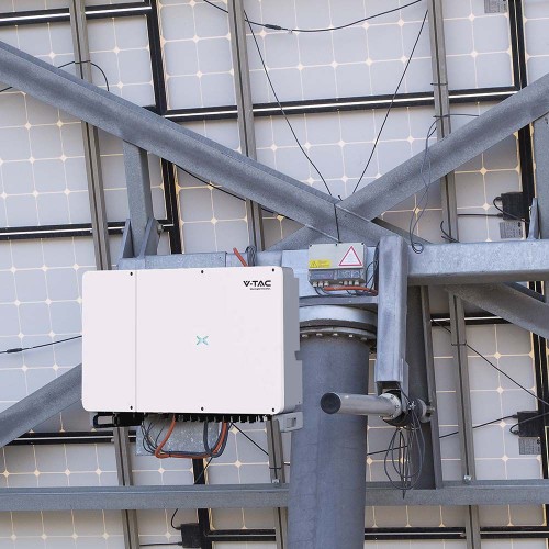 3-fazowy Inwerter VT-6607100 ON-GRID o mocy 100kW 10 LAT GWARANCJI IP66 Zabezpieczenia DC / AC Typu II SPD 11520 V-TAC