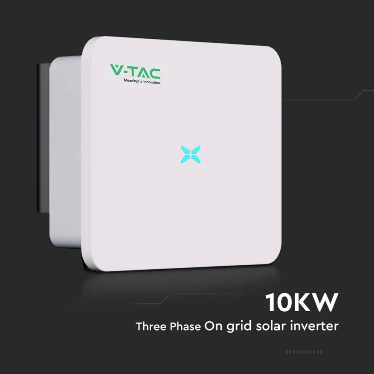 3-fazowy Inwerter VT-6610310 ON-GRID o mocy 10kW 10 LAT GWARANCJI IP66 Zabezpieczenia DC / AC Typu II SPD 11383 V-TAC