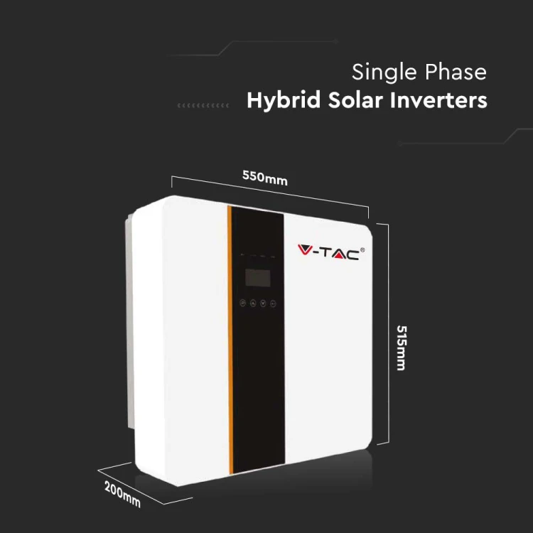 1-fazowy Inwerter Hybrydowy VT-6607103 ON-GRID / OFF-GRID o mocy 5kW 5 LAT GWARANCJI IP66 11509 V-TAC