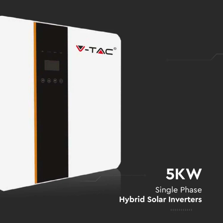 1-fazowy Inwerter Hybrydowy VT-6607103 ON-GRID / OFF-GRID o mocy 5kW 5 LAT GWARANCJI IP66 11509 V-TAC