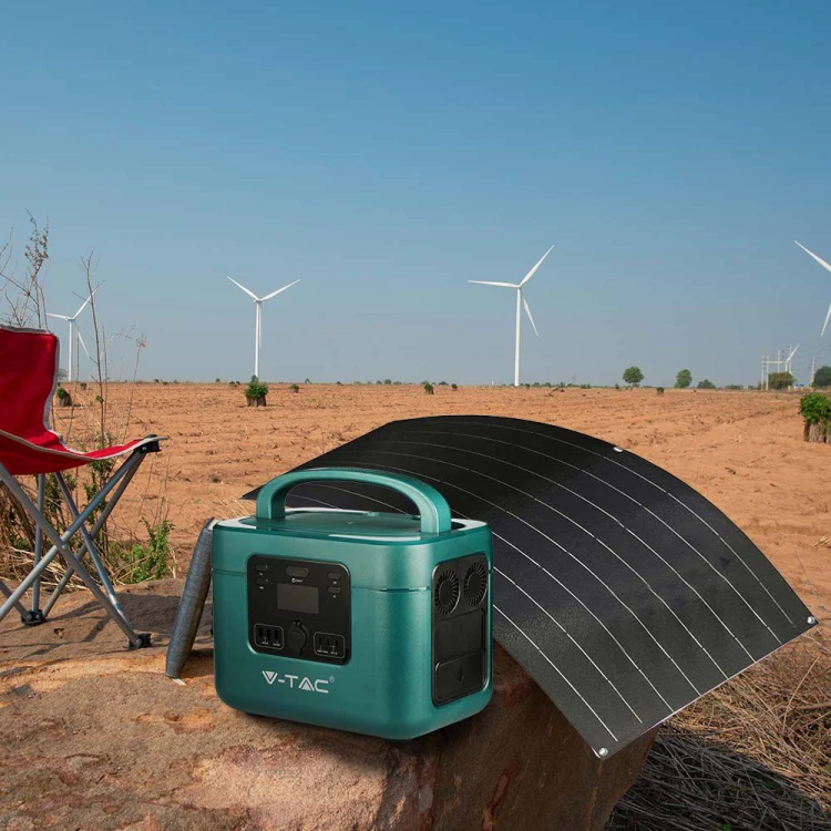 Elastyczny Panel solarny VT-10100 o mocy 100W / Dedykowany do przenośnych banków energii / wymiary (980*586*2.7mm) 11568 V-TAC