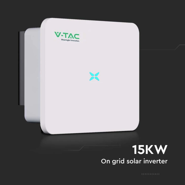 3-fazowy Inwerter VT-61015 ON-GRID 15kW 10 LAT GWARANCJI IP66 IP65 Zabezpieczenia DC / AC II SPD 11630 V-TAC