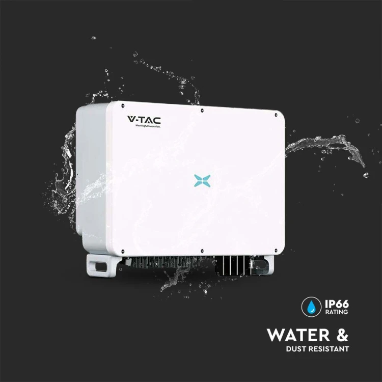3-fazowy Inwerter VT-61060 ON-GRID o mocy 60kW 10 LAT GWARANCJI IP66 Zabezpieczenia DC / AC Typu II SPD 11631 V-TAC