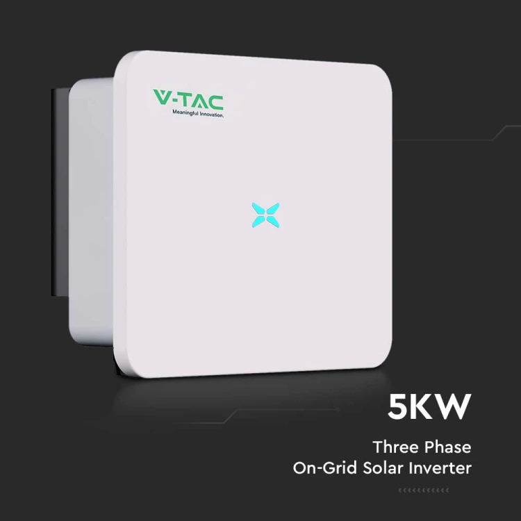 3-fazowy Inwerter VT-6605310 ON-GRID 5kW 10 LAT GWARANCJI IP66 Zabezpieczenia DC / AC II SPD 11381 V-TAC