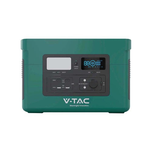 Przenośny Bank Energii VT-1001N o mocy 1000W / 46.9Ah /22.4V / gniazdo schuco 11627 V-TAC