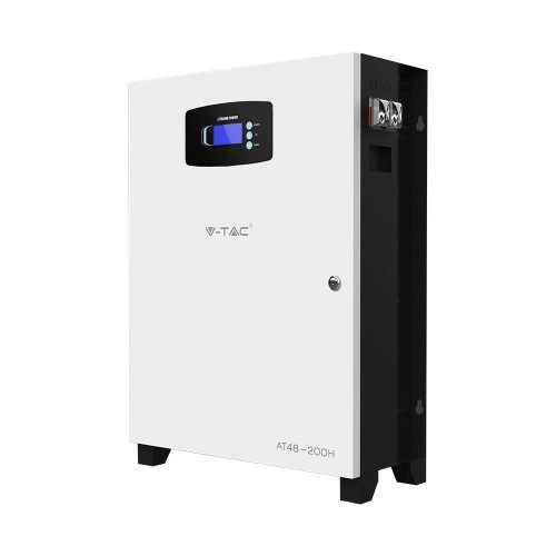 Niskonapięciowy Magazyn Energii VT-10240 Bateria LFP o pojemności 10,24kWh 200Ah/51,2V Bateria naścienna Wbudowany BMS 10 LAT GWARANCJI IP 20 5000 cykli ładowania 114473 V-TAC