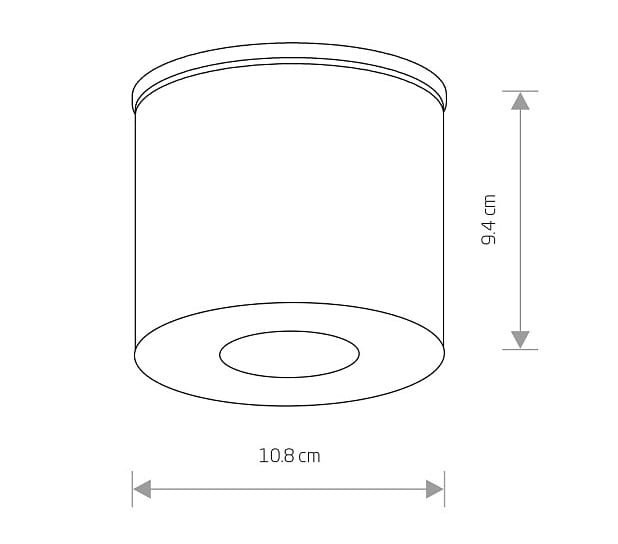 Sufitowa oprawa lampa punktowa HEXA WHITE 9564 NOWODVORSKI Lighting GU10 tuba spot downlight natynkowa nowoczesna oświetleniowa biała pojedyncza Inspiracje Premium