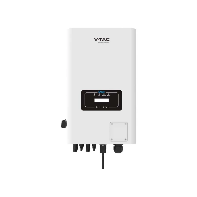 DEYE SUN-8K-G06P3-AM2 3-fazowy Inwerter Stringowy - 5 LAT GWARANCJI / Wyłącznik DC / WiFi / 1 MPPT / 2 STRINGI 12255 V-TAC