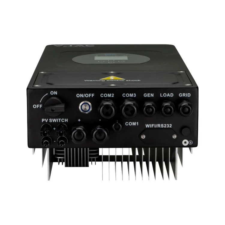 DEYE SUN-6K-SG03LP1-EU 1-fazowy Inwerter Hybrydowy ON-GRID / OFF-GRID o mocy 6kW ( Specyfikacja włoska ) Wersja czarna 10 LAT GWARANCJI IP65 115291 V-TAC