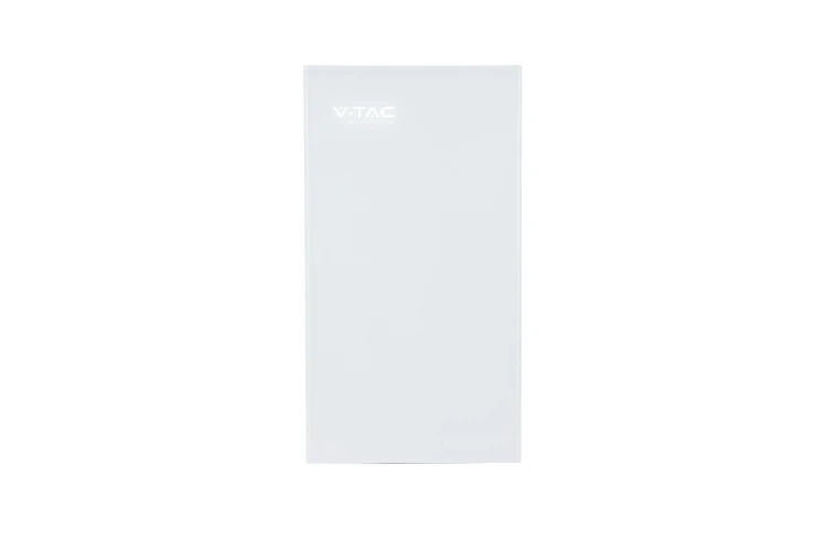 Niskonapięciowy Magazyn Energii VT-10240W Bateria litowo-jonowa LFP o pojemności 10,24kWh Bateria stojąca WISZACA Wbudowany BMS 10 LAT GWARANCJI IP 20 6000 cykli ładowania KOLOR BIAŁY 12279 V-TAC