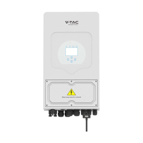 DEYE SUN-8K-SG01LP1-EU 1-fazowy Inwerter Hybrydowy ON-GRID / OFF-GRID o mocy 8kW 10 LAT GWARANCJI IP65 - BIG CURRENT - Specyfikacja włoska 12310 V-TAC