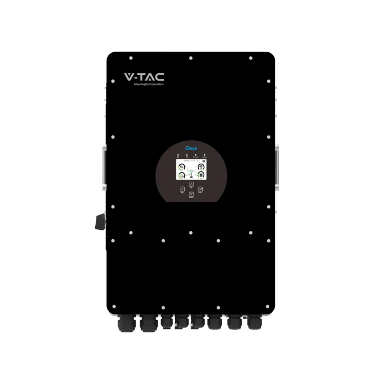 DEYE SUN-10K-SG04LP3-EU 3-fazowy niskonapięciowy Inwerter Hybrydowy Wersja czarna DLA V-TAC o mocy 10kW 10 LAT GWARANCJI IP65 12307 V-TAC
