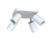 Lampa sufitowa natynkowa EYE SPOT WHITE IV 6017 NOWODVORSKI Lighting 4x GU10 plafon Spot oświetleniowa nowoczesna sufitowa ścienna metal biała biały chrom nawierzchniowa Inspiracje Premium