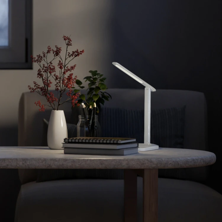 Lampka biurkowa ANTILA LED 8W 520lm biała ORO ANTILA LED W ORO33058 LED-POL
