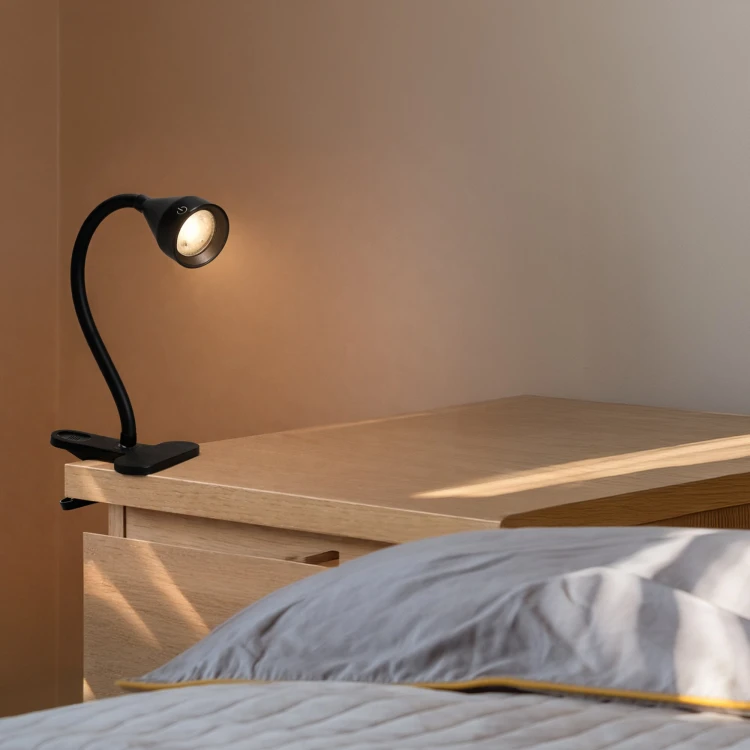 Lampka biurkowa DAO LED 3,5W 280lm czarna ORO DAO LED B ORO33486 LED-POL