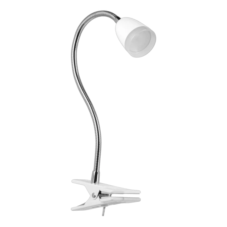 Lampka biurkowa LARUS LED 3W 240lm biała z uchwytemORO LARUS CL LED W ORO33046 LED-POL