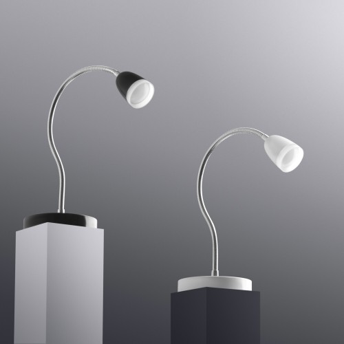 Lampka biurkowa LARUS LED 3W 240lm czarna ORO LARUS LED B ORO33049 LED-POL