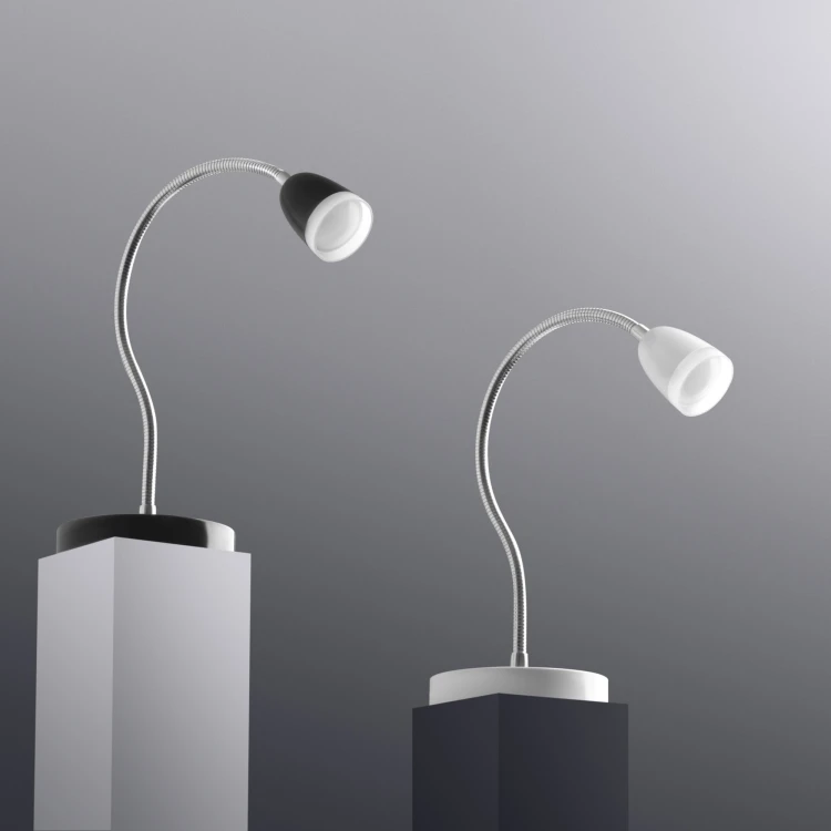Lampka biurkowa LARUS LED 3W 240lm biała ORO LARUS LED W ORO33048 LED-POL